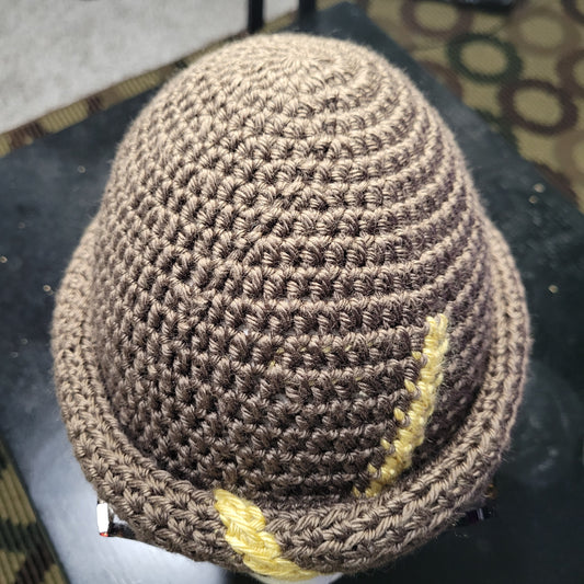 Hand Crocheted Roll Up Beanie