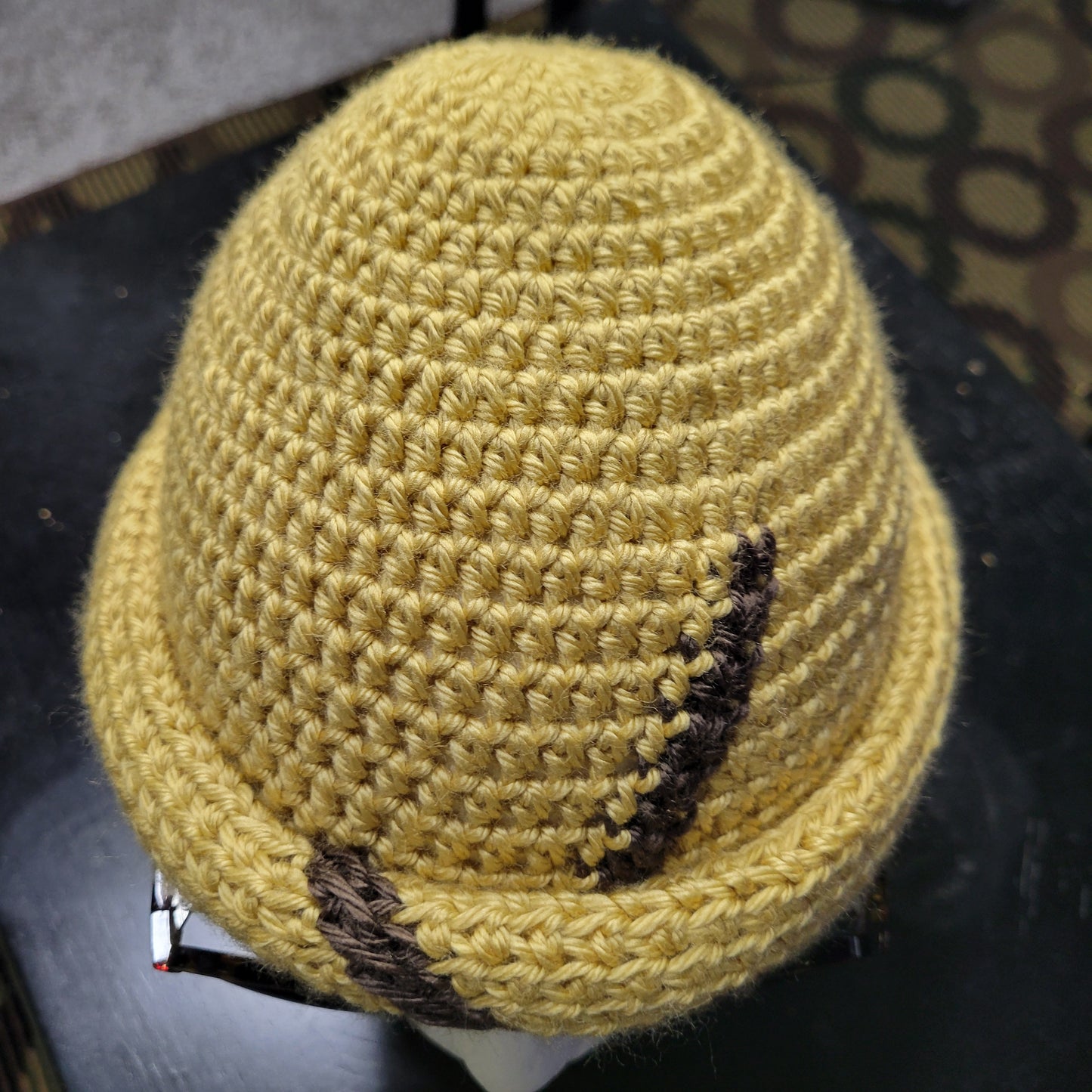 Hand Crocheted Roll Up Beanie